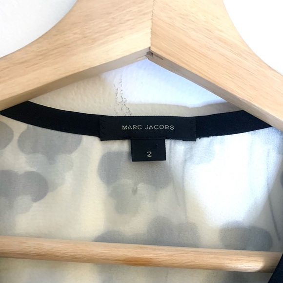 Marc Jacobs Blouse Floral  Button up  Sz 2 - Picture 2 of 7